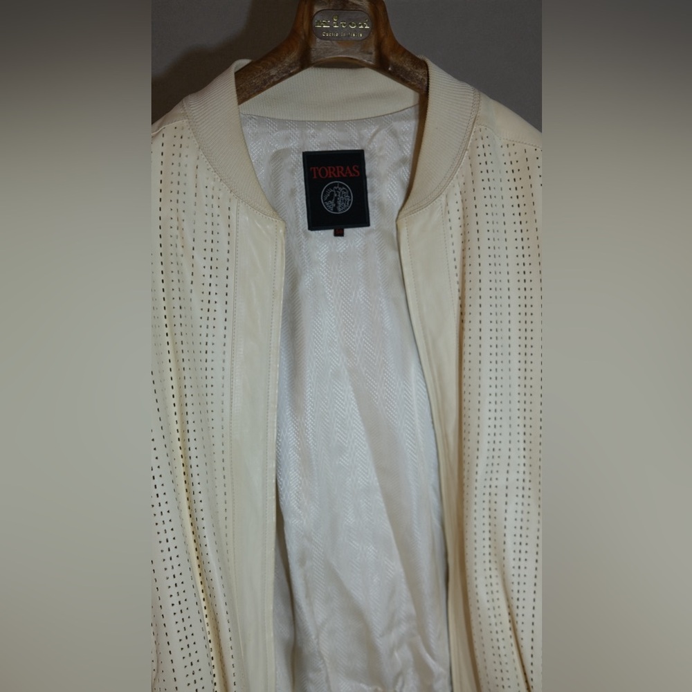 Leather Cream Jacket